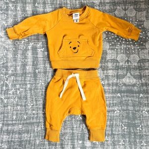 Hanna Andersson Disney Pooh set 3-6months (retail $55)